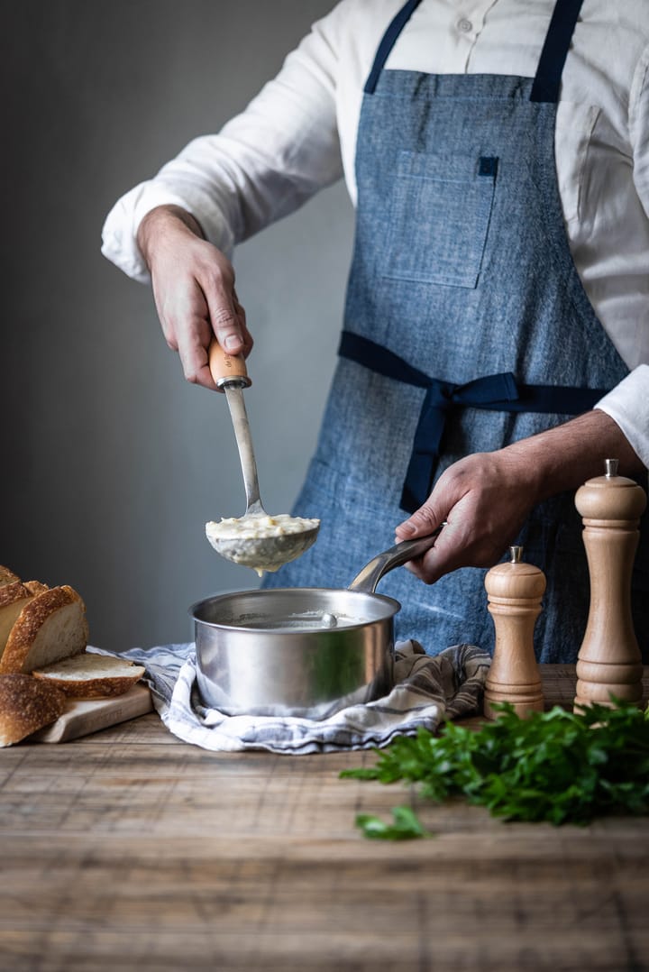 Mestolo da zuppa con manico in legno De Buyer B Bois , Acciaio inossidabile De Buyer