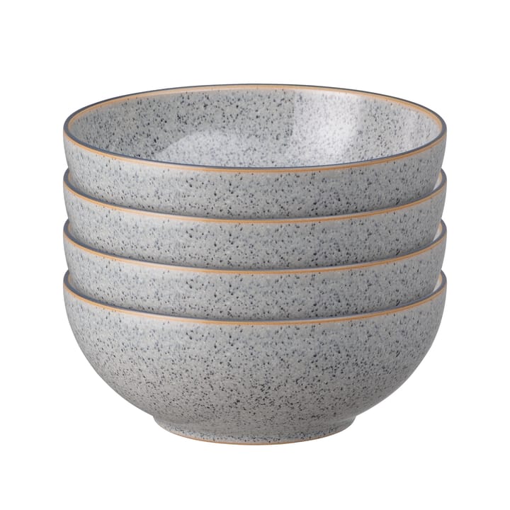 Ciotola Studio Grey 21 cm, confezione da 4 - Granito - Denby