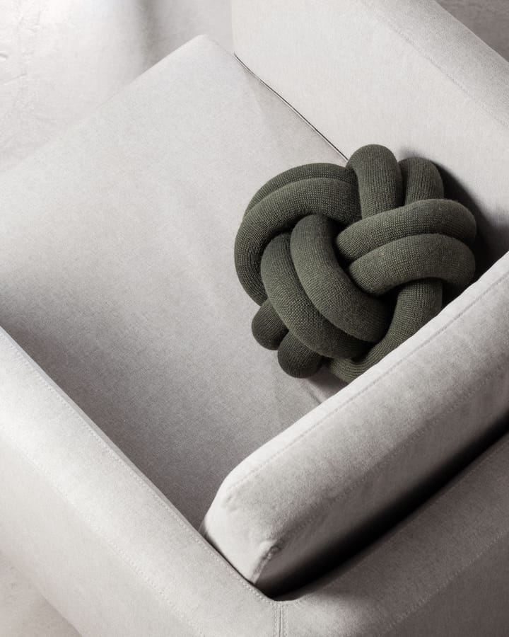 Cuscino Knot - forest green - Design House Stockholm