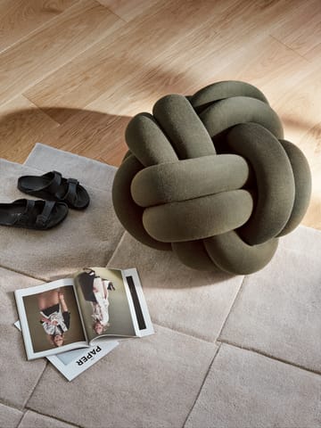 Cuscino Knot XL - Forest green - Design House Stockholm