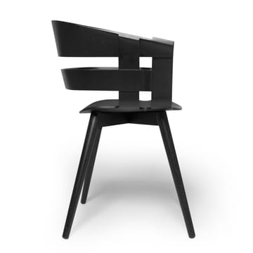 Sedia Wick Chair - nero, gambe in frassino nero - Design House Stockholm