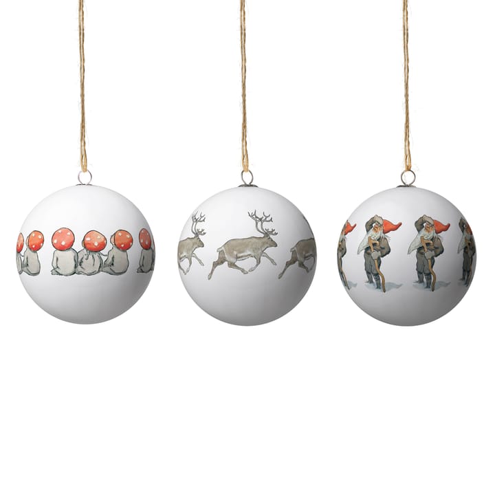 Sfere di Natale Elsa Beskow, confezione da 3 - Set da 8 - Design House Stockholm