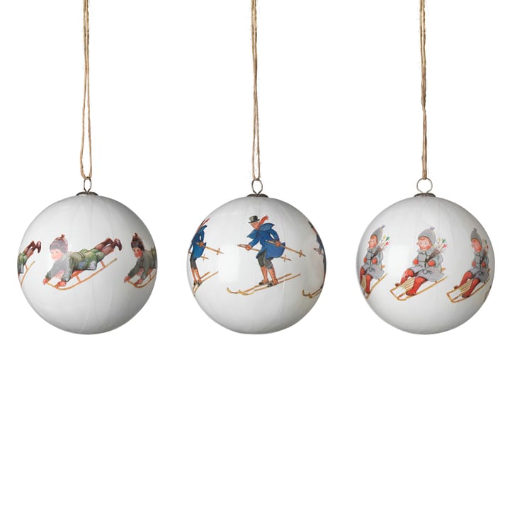 Sfere di Natale Elsa Beskow, confezione da 3 - Set n. 7 - Design House Stockholm