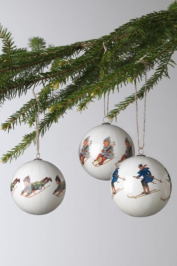 Sfere di Natale Elsa Beskow, confezione da 3 - Set n. 7 - Design House Stockholm