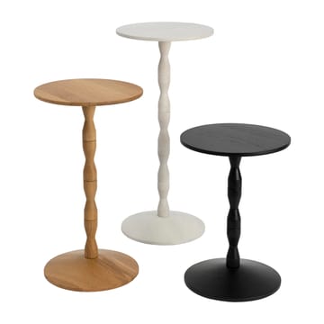 Tavolo Pedestal Ø 31x67,5 cm - Grigio macchiato bianco - Design House Stockholm