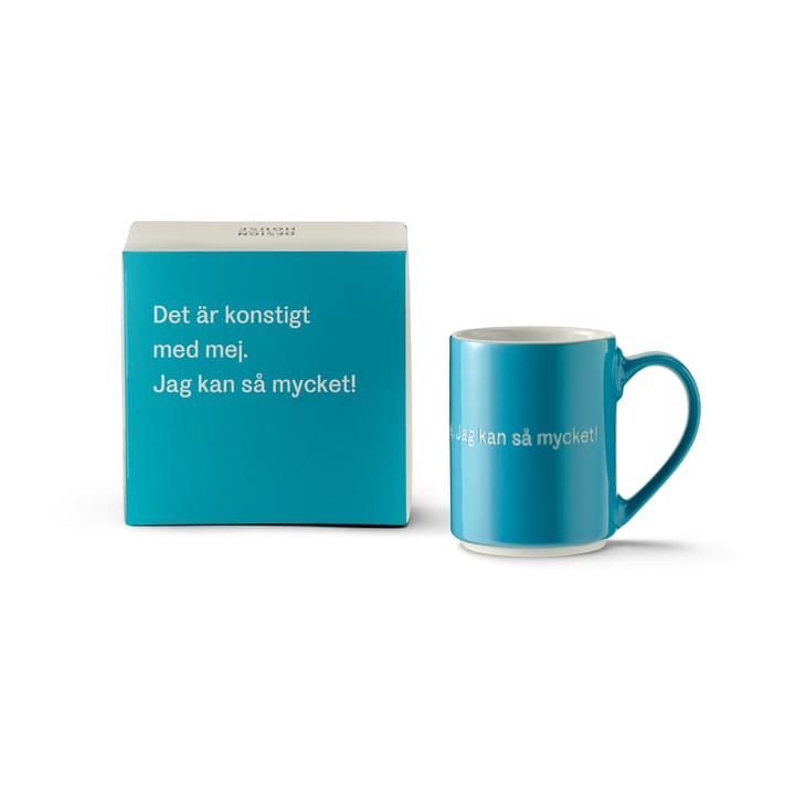 Tazza Astrid Lindgren, "Det är konstigt med mig…", Testo in svedese Design House Stockholm