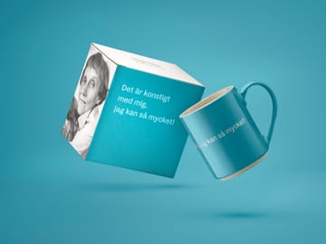 Tazza Astrid Lindgren, "Det är konstigt med mig…" - Testo in svedese - Design House Stockholm