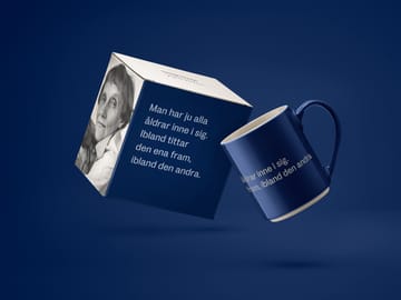 Tazza Astrid Lindgren "Man har ju alla åldrar.." - Testo svedese - Design House Stockholm