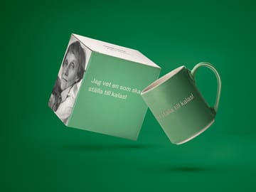 Tazza di Astrid Lindgren, jag vet en som ska… - Testo svedese - Design House Stockholm