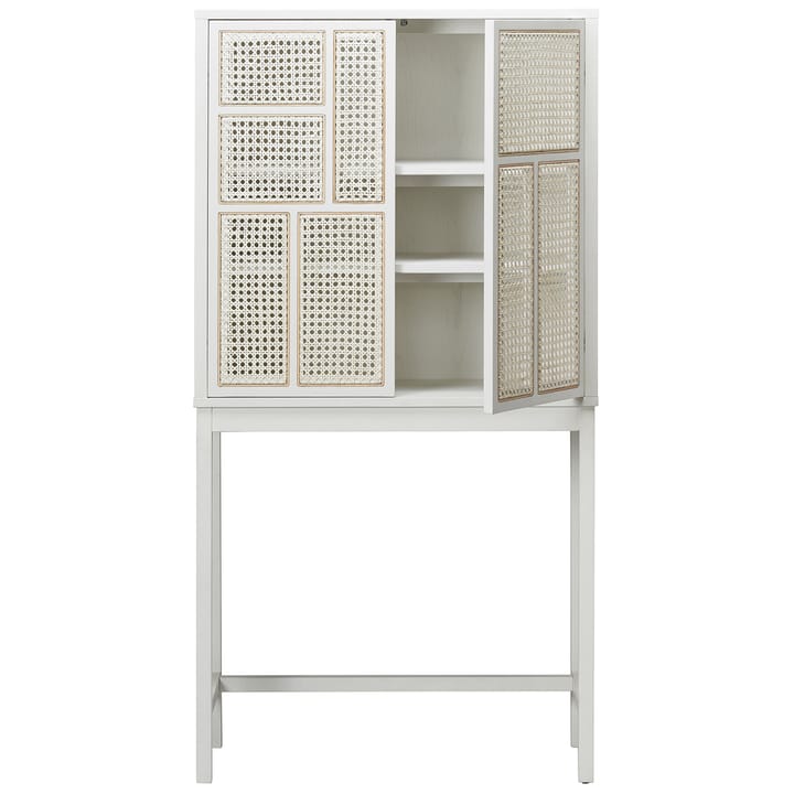 Vetrinetta Air, bianco, legno di rattan Design House Stockholm