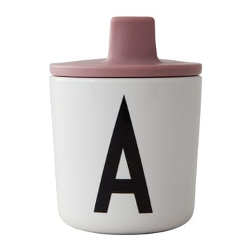 Coperchio a beccuccio per tazza in melammina Design Letters - Ash rose - Design Letters