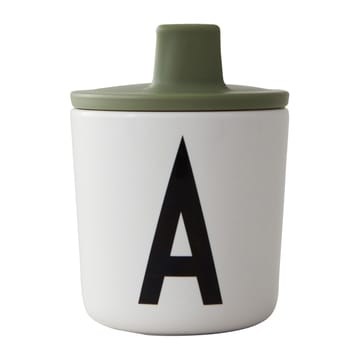 Coperchio a beccuccio per tazza in melammina Design Letters - Forest green - Design Letters