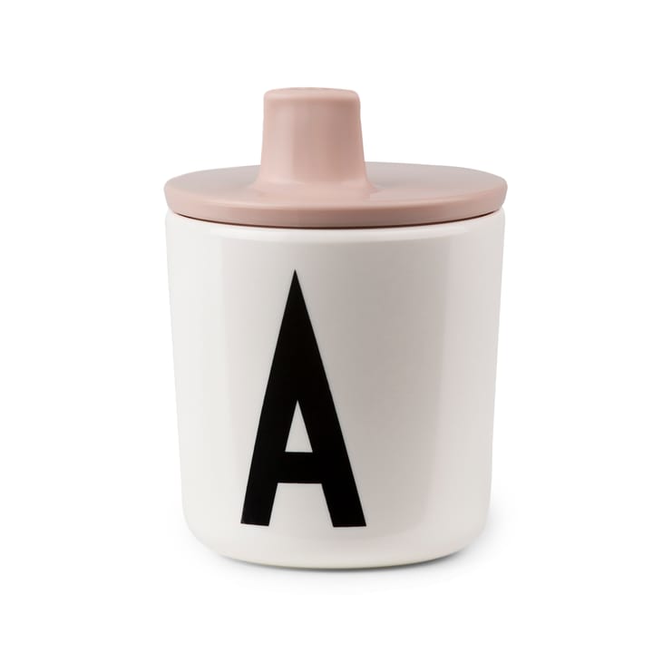 Coperchio a beccuccio per tazza in melammina Design Letters - nude - Design Letters