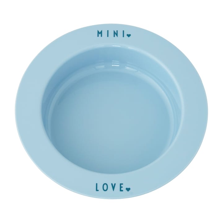 Piatto fondo Favourite mini Design Letters - Light blue-love - Design Letters