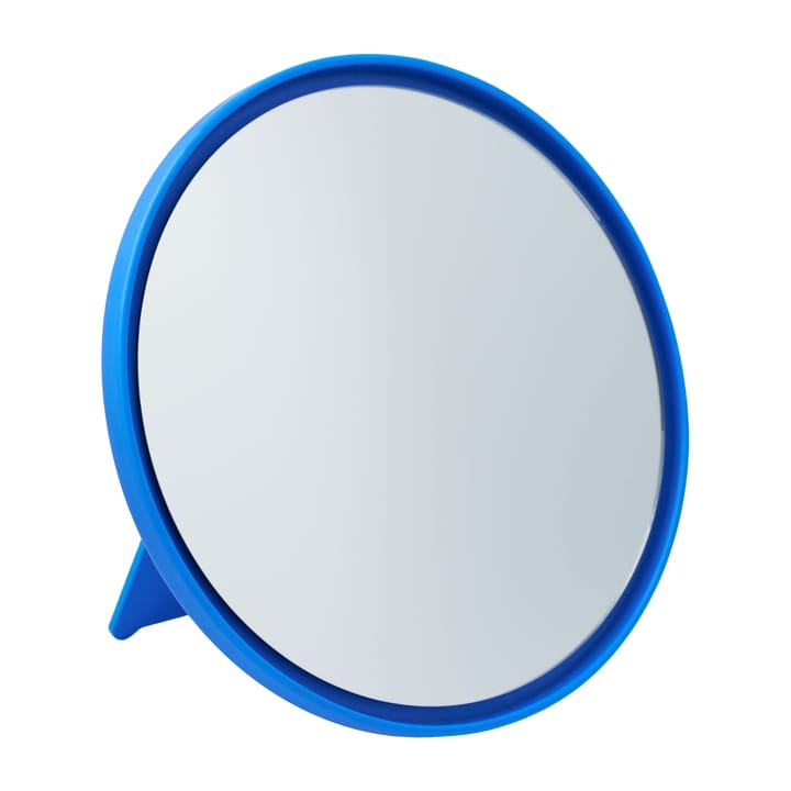 Specchio da tavolo Mirror Mirror Ø 21 cm, Blu cobalto Design Letters