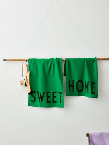 Strofinaccio da cucina Design Letters Favourite 2 pezzi - Sweet-home-green - Design Letters