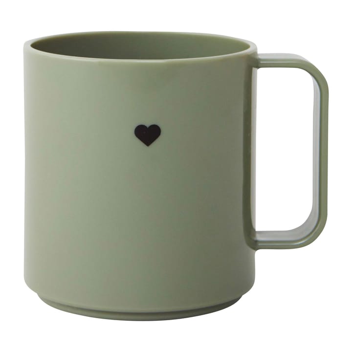 Tazza Mini Love con manico Design Letters  - Verde oliva - Design Letters