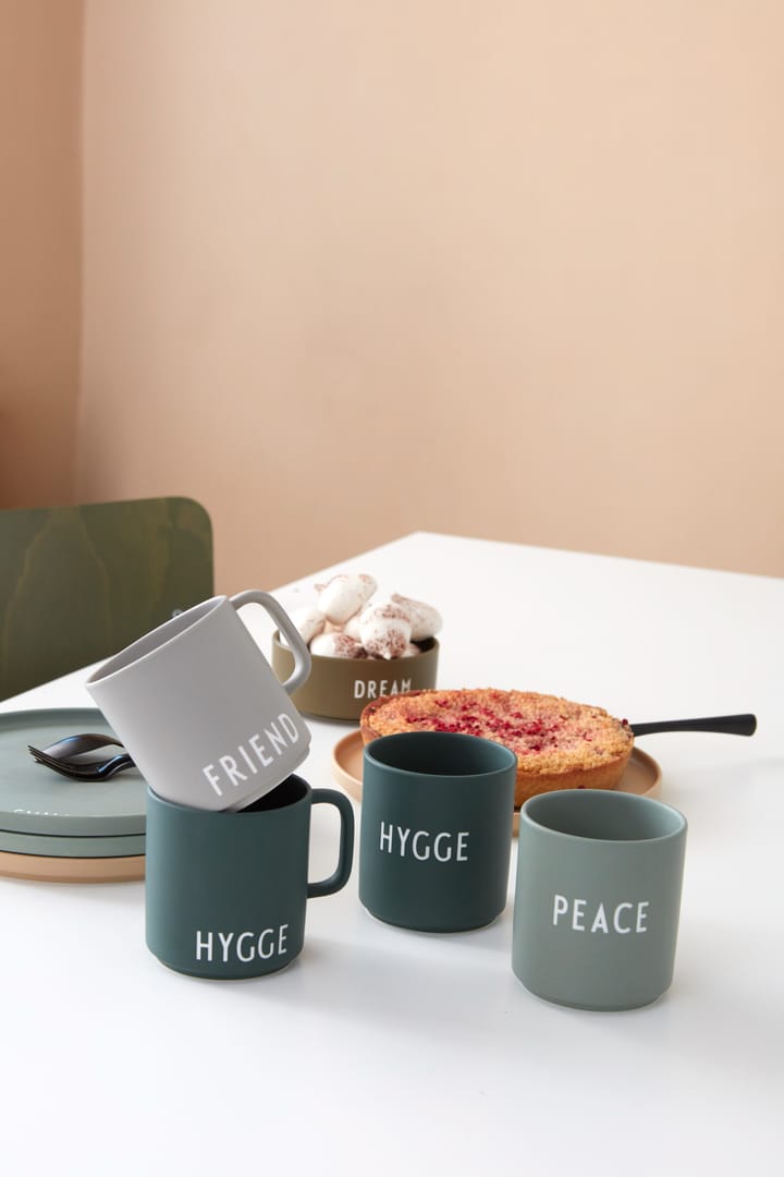 Tazza preferita con manico Design Letters 25 cl - Friend-grigio - Design Letters