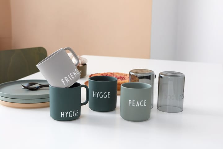 Tazza preferita con manico Design Letters 25 cl, Hygge-verde scuro Design Letters