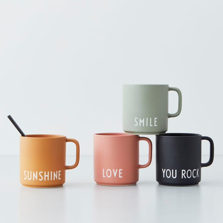 Tazza preferita con manico Design Letters 25 cl - smile - Design Letters