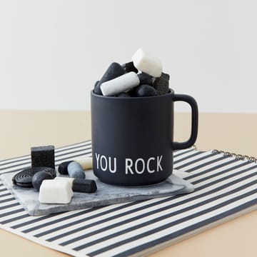 Tazza preferita con manico Design Letters 25 cl - you rock - Design Letters