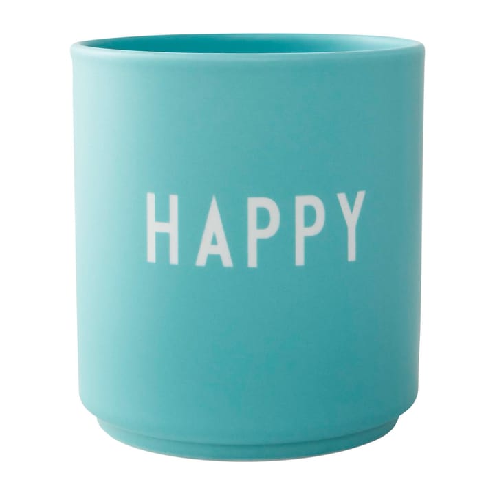 Tazza preferita Design Letters 25 cl - Happy-aqua blue - Design Letters