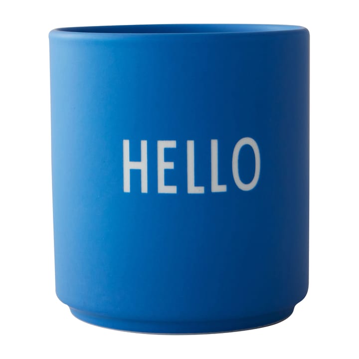 Tazza preferita Design Letters 25 cl - Hello-cobalt blue - Design Letters