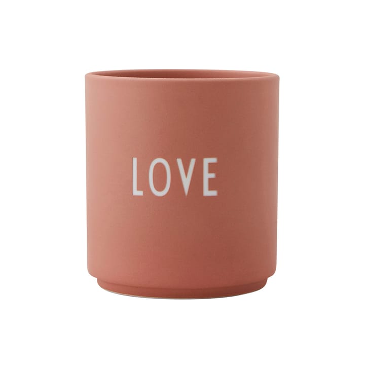 Tazza preferita Design Letters 25 cl, Mom/Love-nude Design Letters