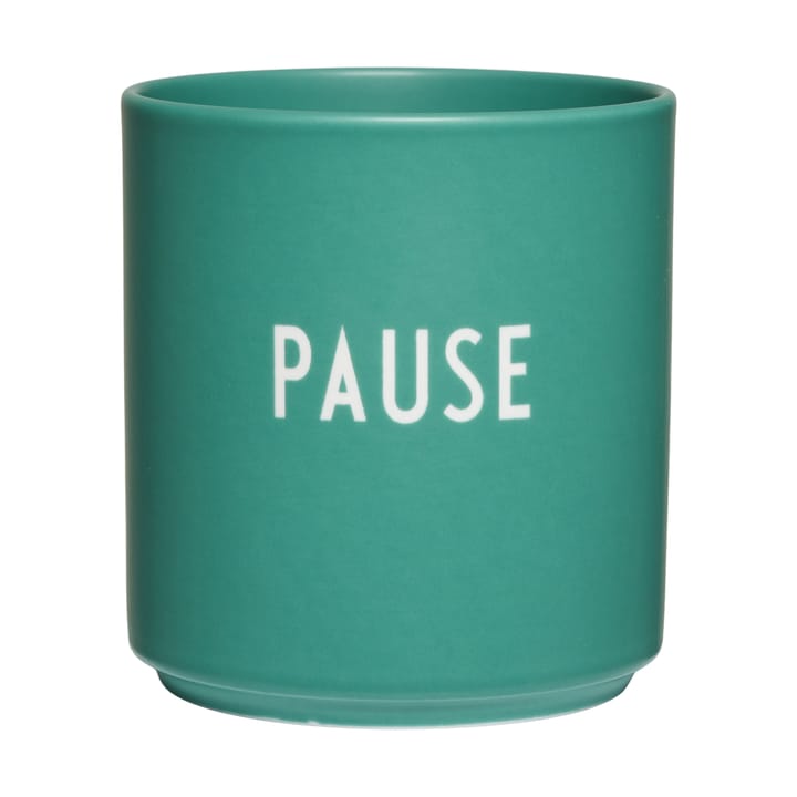 Tazza preferita Design Letters 25 cl - Pause-antique green - Design Letters