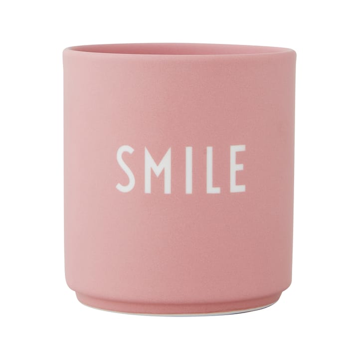 Tazza preferita Design Letters 25 cl - Smile-old rose - Design Letters