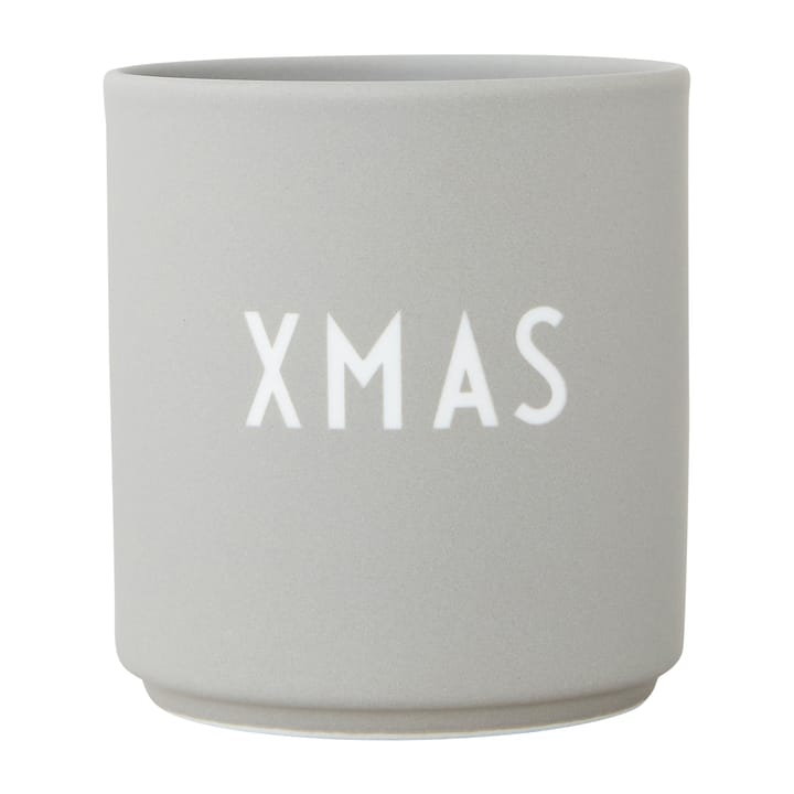 Tazza preferita Design Letters 25 cl, Xmas-cool grey Design Letters