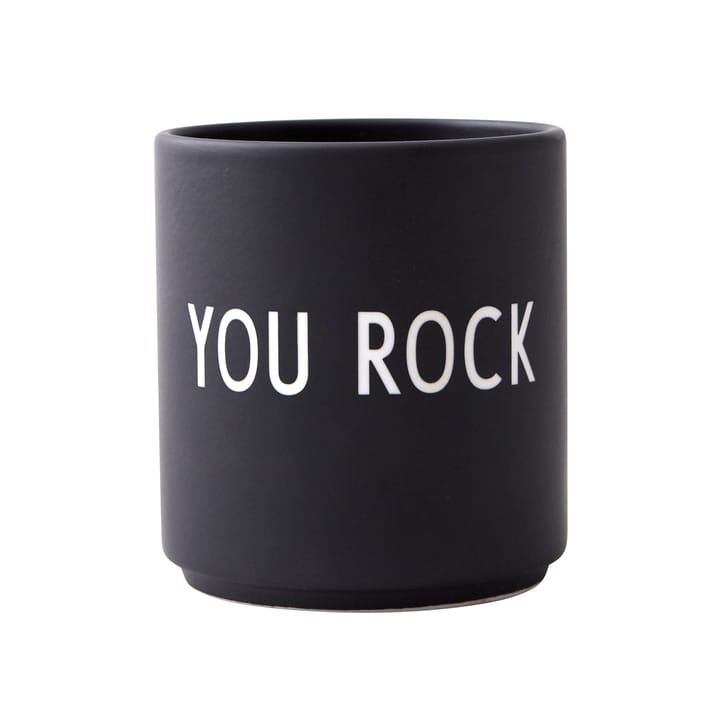 Tazza preferita Design Letters 25 cl - You rock-black - Design Letters