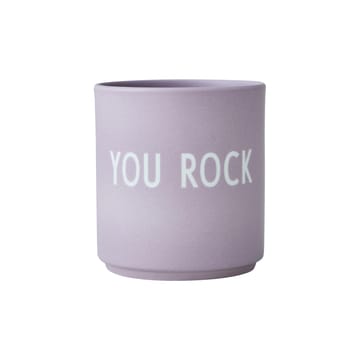 Tazza preferita Design Letters 25 cl - You rock-lavender - Design Letters