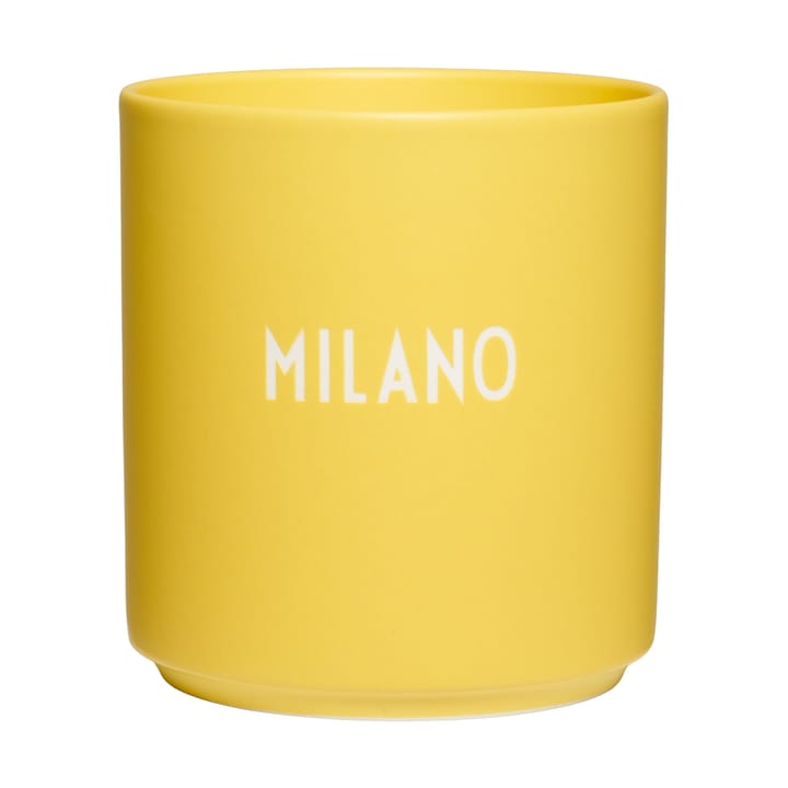 Tazza preferita Design Letters International 25 cl - Milano-yellow - Design Letters