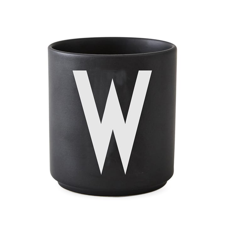 Tazzina Design Letters nera - W - Design Letters