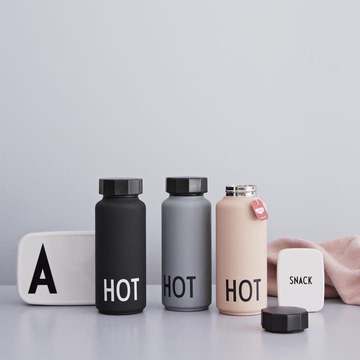 Thermos Design Letters, nero Design Letters