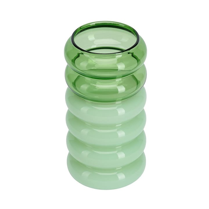 Vaso e portacandele 2 in 1 Bubble 13,5 cm, Verde Design Letters