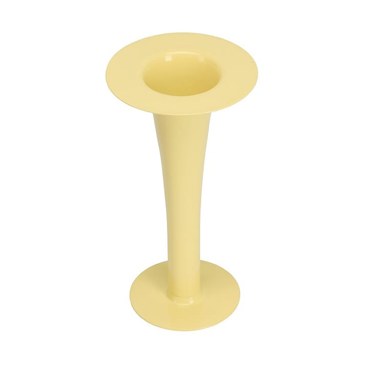 Vaso e portacandele 2 in 1 Trumpet 24 cm, Giallo Design Letters