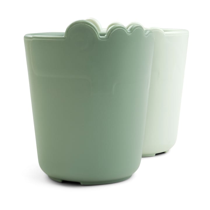 Mini tazza Croco kiddish 10 cl confezione da 2, Verde Done by deer