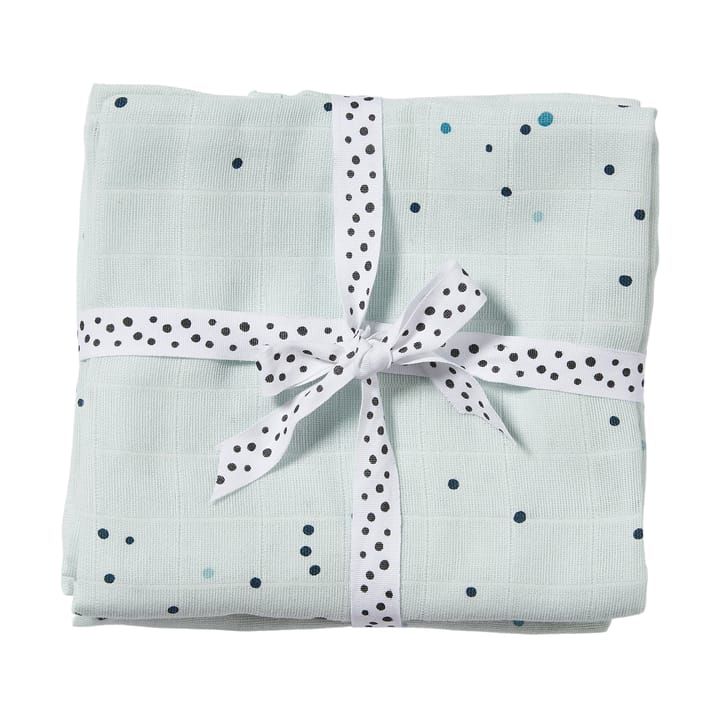 Salvietta per il viso Dots confezione da 2 - Blu - Done by deer