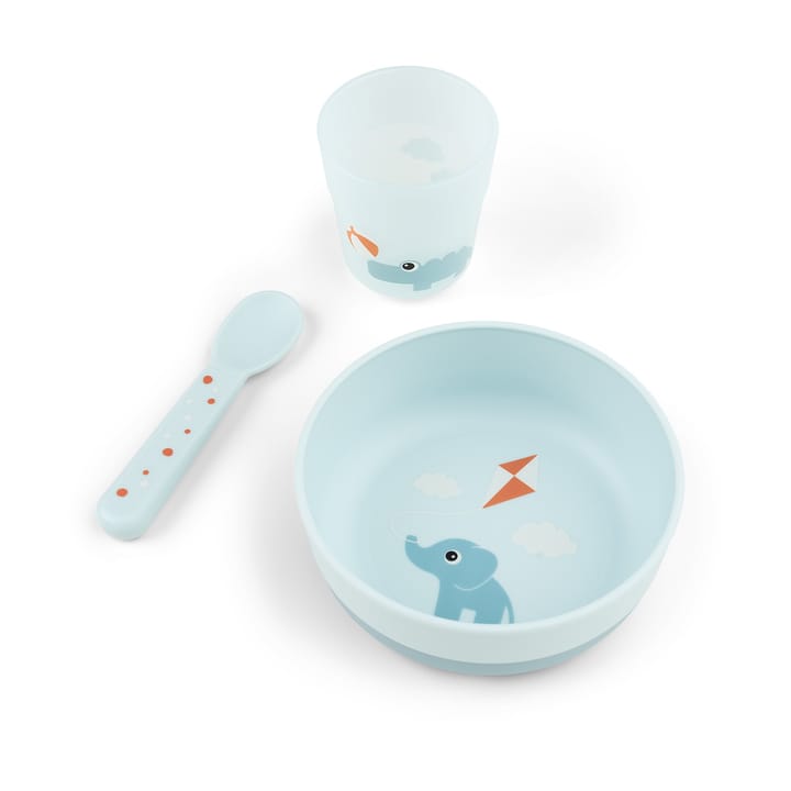 Set da pranzo prime pappe Playground foodie 3 pezzi - Blu - Done by deer