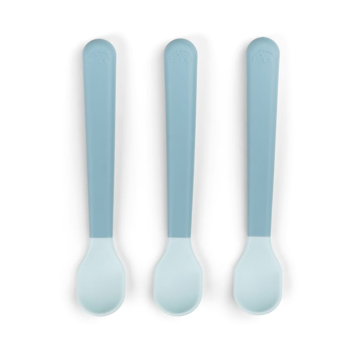 Set di 3 cucchiai Easy-grip foodie, Blu Done by deer