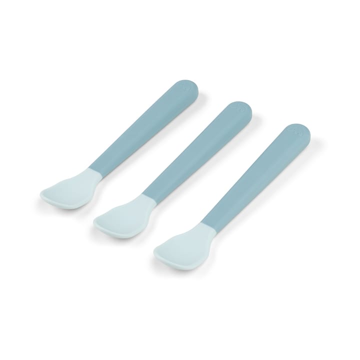 Set di 3 cucchiai Easy-grip foodie, Blu Done by deer