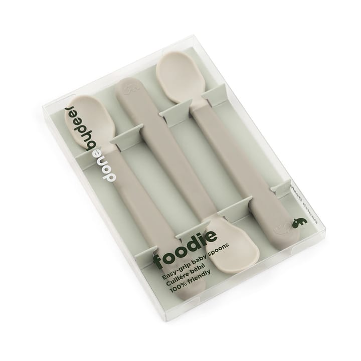 Set di 3 cucchiai Easy-grip foodie, Sabbia Done by deer