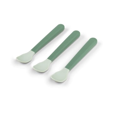 Set di 3 cucchiai Easy-grip foodie - Verde - Done by deer