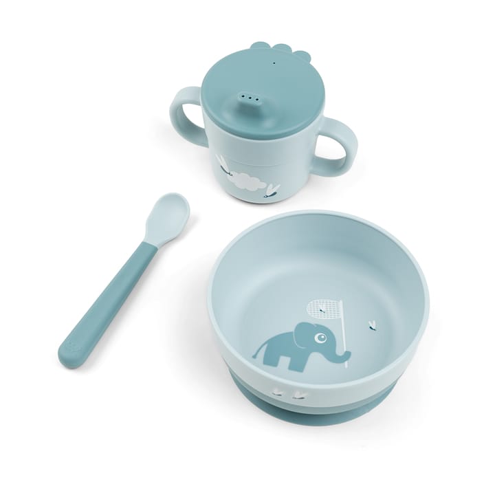 Set pappa Elphee foodie 3 pezzi - Blu - Done by deer