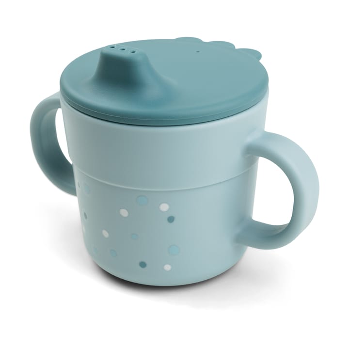 Tazza con beccuccio Happy Dots foodie 21,5 cl, Blu Done by deer