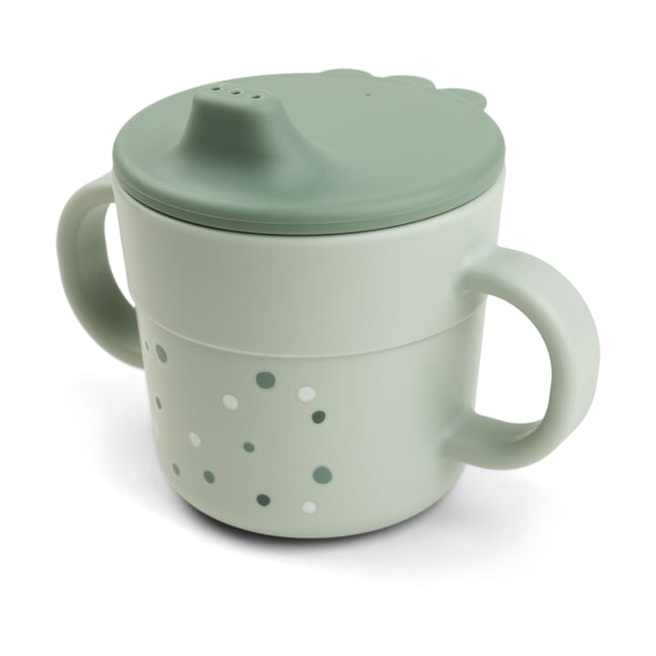 Tazza con beccuccio Happy Dots foodie 21,5 cl - Verde - Done by deer