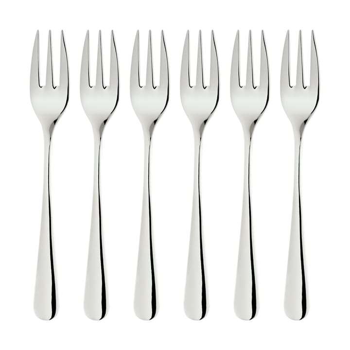 Set di 6 Forchette da dessert Classic , Argento Dorre