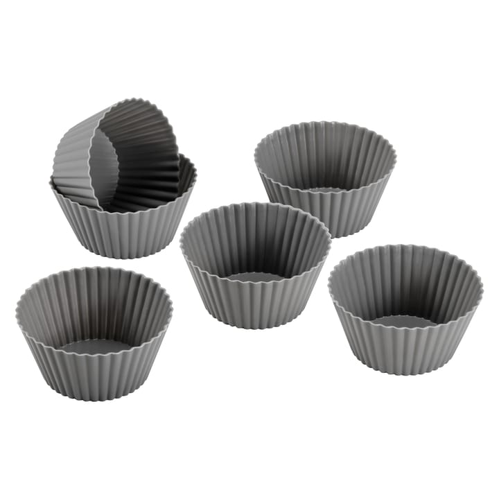 Set di 6 forme per muffin Cookie - Grigio - Dorre